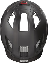 ABUS Radhelm Hyban 2.0 velvet black 52-58 cm – LED-Rücklicht, Fliegennetz, optimale Ventilation