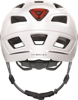 ABUS Radhelm Hyban 2.0 velvet black 52-58 cm – LED-Rücklicht, Fliegennetz, optimale Ventilation