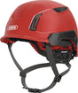 ABUS Industriekletterhelm Spector blaze red – ABS-Außenschale, EPS-Innenschale, EN 397