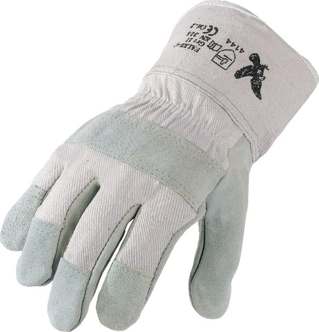 ASATEX Handschuhe Falke-C Gr.11 naturfarben Rindspaltleder EN 388 PSA II – 12 Paar