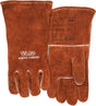 WELDAS Schweißerhandschuhe Gr. L (9) Rindspaltleder – 5 Paar, EN 388 & EN 12477
