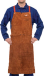 WELDAS Schürze Lava Brown™ Rindspaltleder 107x80 cm – Hitzeschutz EN ISO 11611 Kl. 2