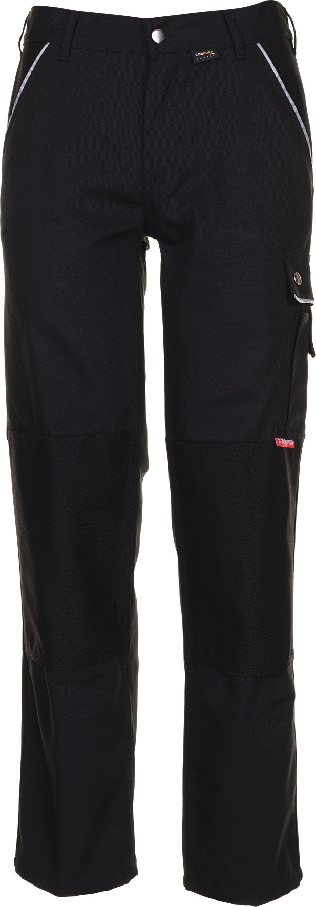 PLANAM Bundhose Canvas 320 g/m² Gr. 46 grau/schwarz mit Cordura®-Verstärkung