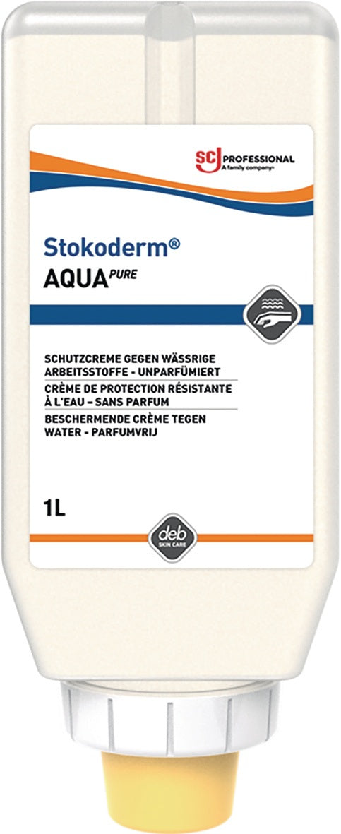 Stokoderm® Aqua PURE Hautschutzcreme 1l silikon-/parfümfrei von SC JOHNSON PROFESSIONAL
