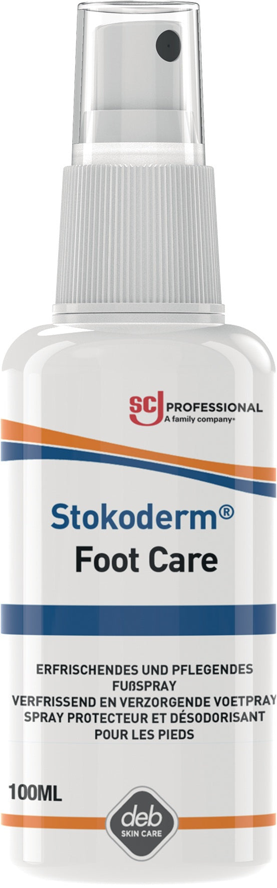 Fußspray Stokoderm® Foot Care 100 ml von SC Johnson Professional – silikonfrei, parfümiert