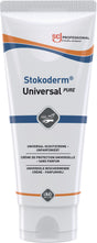 Stokoderm Universal PURE Hautschutzcreme 100 ml – parfüm- und farbstofffrei, Dreifachwirkung