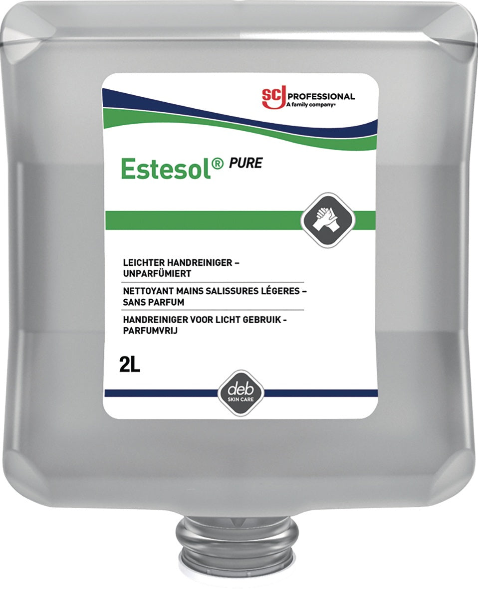 Handreinigungslotion Estesol PURE 1l unparfümiert farbstofffrei Kartusche von SC Johnson Professional