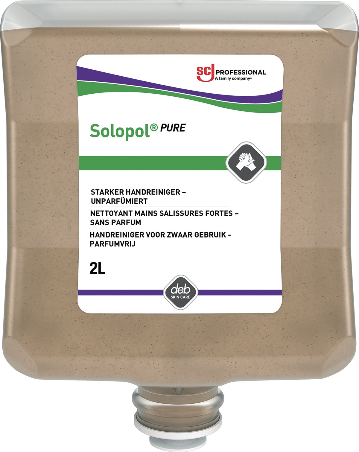 Hautreiniger Solopol® PURE 2l Kartusche – lösemittelfreie Handreinigungspaste von SC JOHNSON PROFESSIONAL