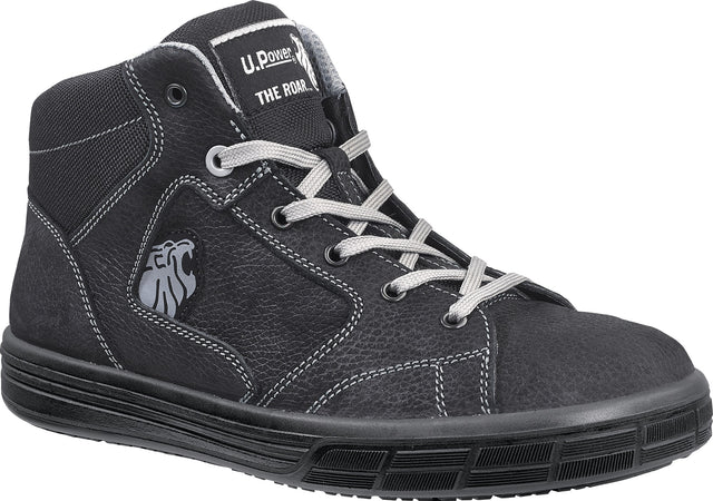 U.POWER Sicherheitsstiefel Lion S3S FO SR – Leder, Aluminiumkappe, Weite 11, Gr. 40