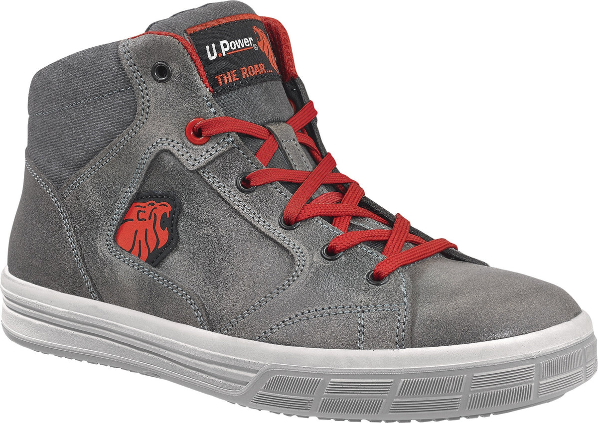 U.POWER Sicherheitsstiefel Predator S3S FO SR – Leder, Aluminiumkappe, Weite 11