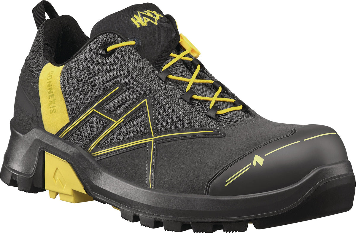 HAIX CONNEXIS Safety+ S3 HRO HI CI WR SRC Sicherheitsschuh grau/gelb