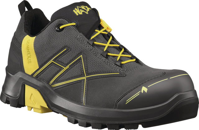 HAIX CONNEXIS Safety+ S3 HRO HI CI WR SRC Sicherheitsschuh grau/gelb