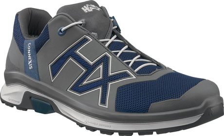 HAIX CONNEXIS Go GTX Low Freizeitschuh – wasserdicht, Faszien-Tape, blau/grau