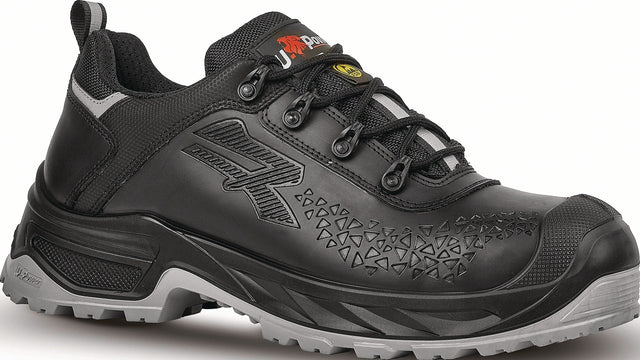U.POWER Sicherheitsschuh Root S3S CI SC LG FO SR ESD – Schwarz, FiberToe, Größe 35