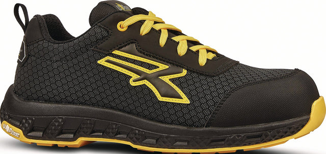 U.POWER Sicherheitsschuh Maverick S3S ESD – Gelb, metallfrei, FiberToe