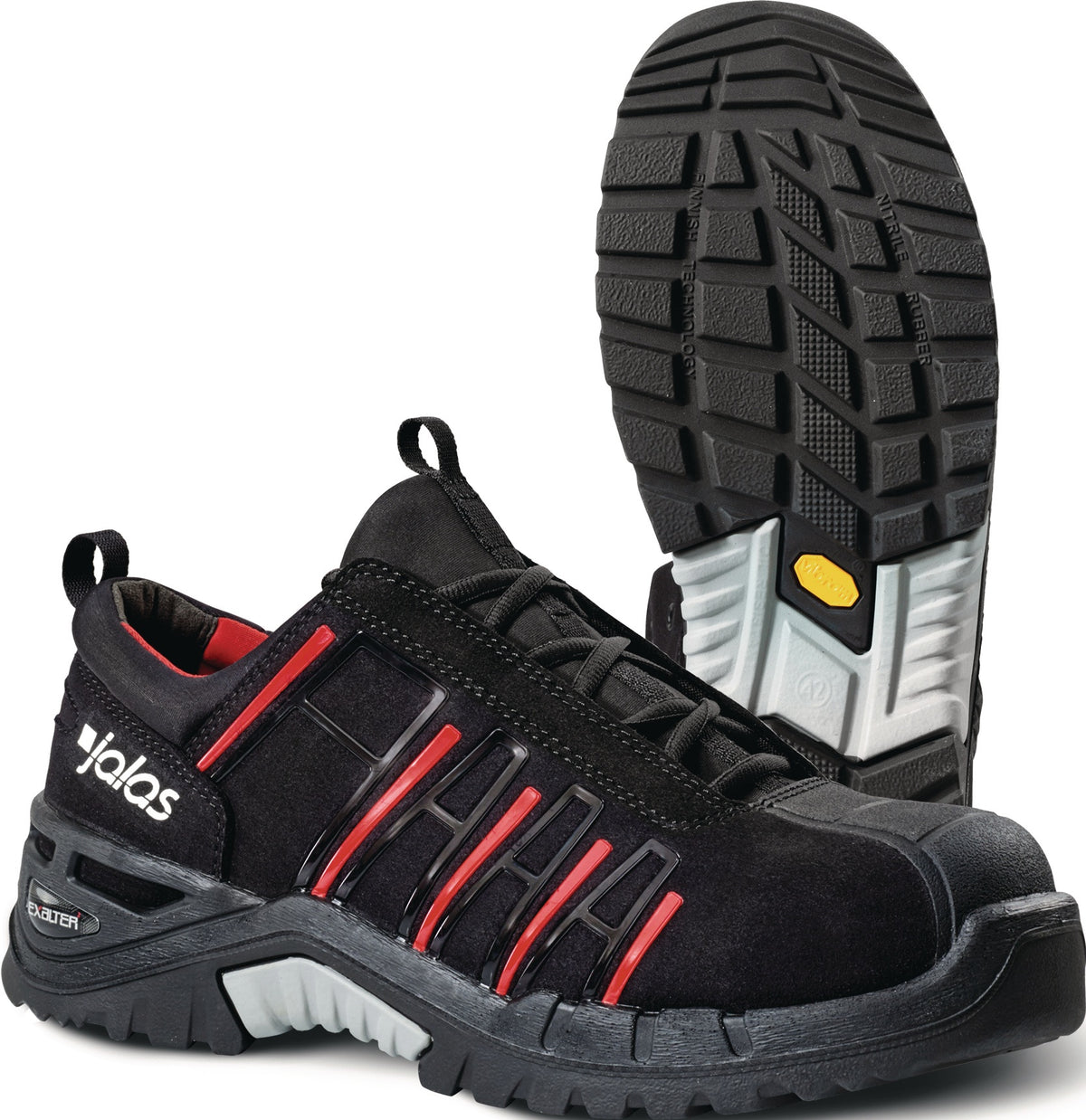 JALAS EXALTER 9955 Sicherheitsschuh S3 SRC HRO – Aluminiumkappe, Vibram-Sohle, Größe 34