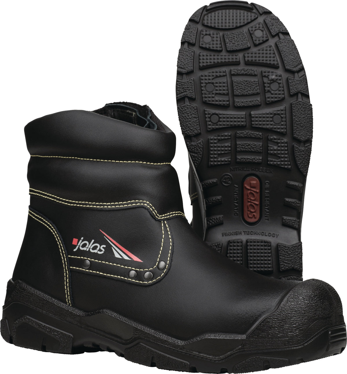 JALAS Schweißerstiefel 1668W S3 SRC WG HRO CI HI aus Leder, Gr. 36, schwarz