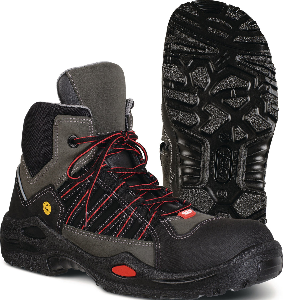 JALAS Sicherheitsstiefel E-SPORT 1625 S3 SRC CI HI Aluminiumkappe Größe 36