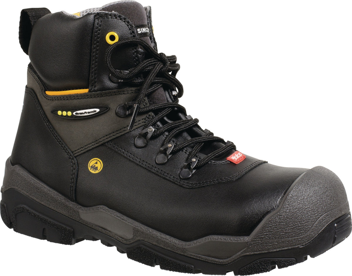 JALAS GRAN PREMIO 1828 Sicherheitsstiefel S3 SRC CI HRO HI – Alu-Zehenschutzkappe, ESD, Größe 35
