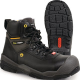 JALAS GRAN PREMIO 1828 Sicherheitsstiefel S3 SRC CI HRO HI – Alu-Zehenschutzkappe, ESD, Größe 35