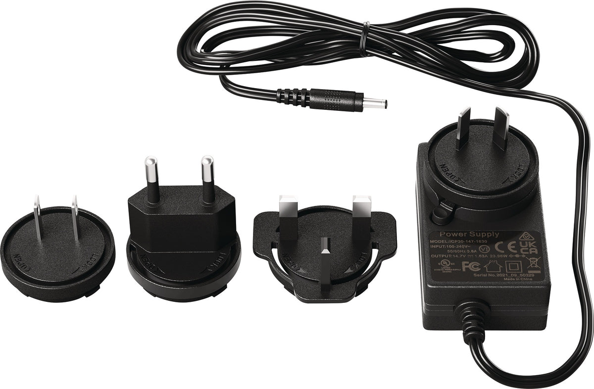 CLEANSPACE Ladegerät PAF-1101 für alle CleanSpace-Modelle mit Mehrfachstecker für verschiedene Länder
