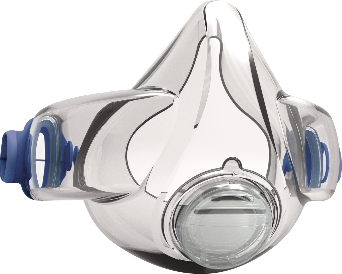 CLEANSPACE Halbmaske CS3003 WORK EN 12942 inkl. Textil-Kopfband klein – Silikon-Halbmask