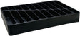 LOGS 137 Leereinsatz Kunststoff schwarz 20-fach 338x238x48 mm – 6 Stück von Dinzl