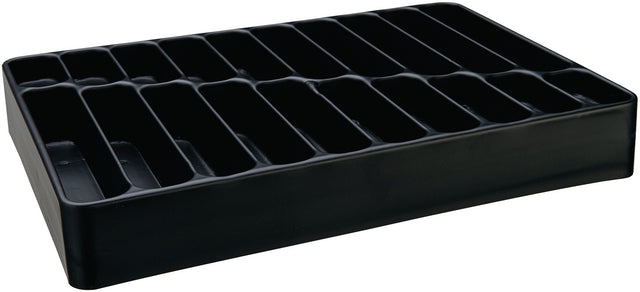 LOGS 137 Leereinsatz Kunststoff schwarz 20-fach 338x238x48 mm – 6 Stück von Dinzl