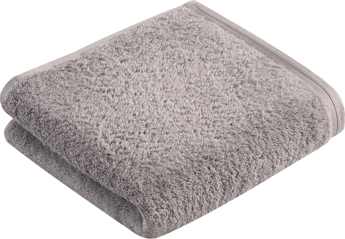 VOSSEN VEGAN LIFE Handtuch 50 x 100 cm pepplestone – 100% Bio-Baumwolle