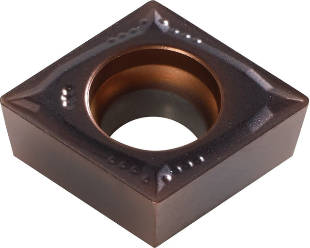 PROMAT Wendeschneidplatte CCMT 060202-F PMK35 TiN-beschichtet für Schlichtbearbeitung