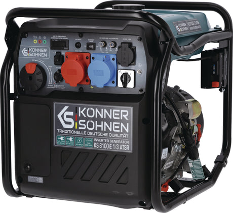 KÖNNER & SÖHNEN Stromerzeuger KS 8100iE 1/3 ATSR 8 kW Benzin Inverter