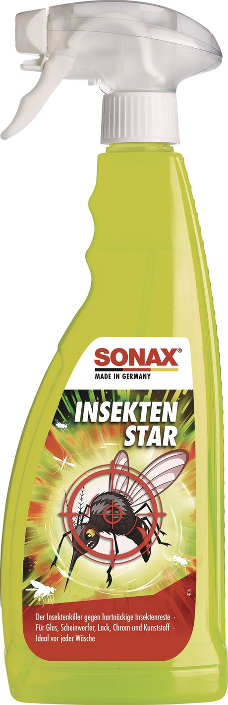 SONAX InsektenStar Insektenentferner 750 ml Sprühflasche – 6 Stück