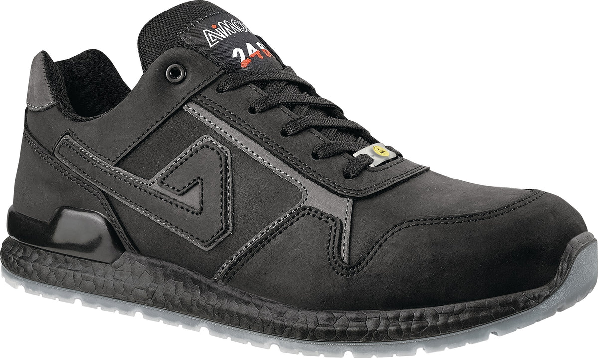 AIMONT Sicherheitsschuh Roky S3 SRC ESD – Alu-Kappe, metallfreie Sohle, Pull-Up Leder