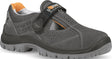 U.POWER Sicherheitssandale MAGIC S1PL FO SR aus Veloursleder, Gr. 40, Weite 11