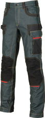 U.POWER Jeans Exciting Platinum Buttom rust jeans Gr.48 – Stretch-Arbeitshose mit Cordura®-Verstärkung