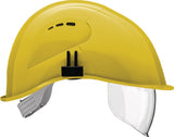 VOSS Schutzhelm VisorLight signalweiß PE EN 397 mit integriertem Visier