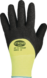 STRONGHAND NEONGRIP Strickhandschuhe Gr. 8 neongelb/schwarz EN 388 – 12 Paar