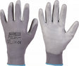 GOODJOB GREY GRIP Strickhandschuh Gr. 6 grau – 12 Paar, PU-beschichtet, EN 388