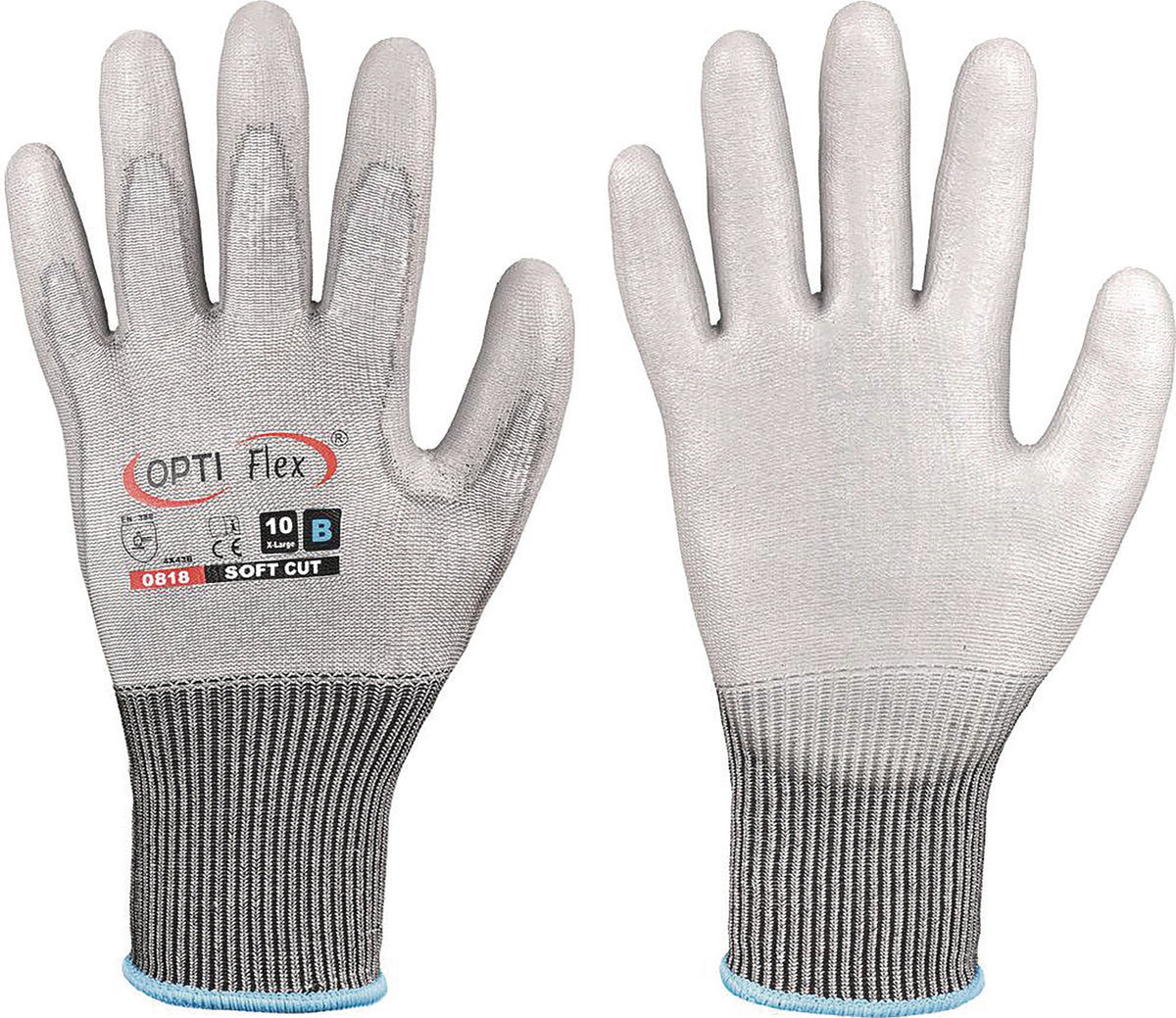 OPTIFLEX Handschuh SOFT CUT Gr.9 grau EN 420/EN 388 PSA II – Schnittschutz Level B