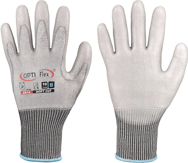 OPTIFLEX Handschuh SOFT CUT Gr.9 grau EN 420/EN 388 PSA II – Schnittschutz Level B