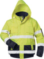 SAFESTYLE Warnschutz-Pilotjacke HASSO Gr. M fluoreszierend gelb/marine – abnehmbare Ärmel & wasserdicht