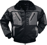 Pilotjacke VEGA 4-in-1 marine/royal von NORWAY – abnehmbarer Webpelz & wasserabweisend