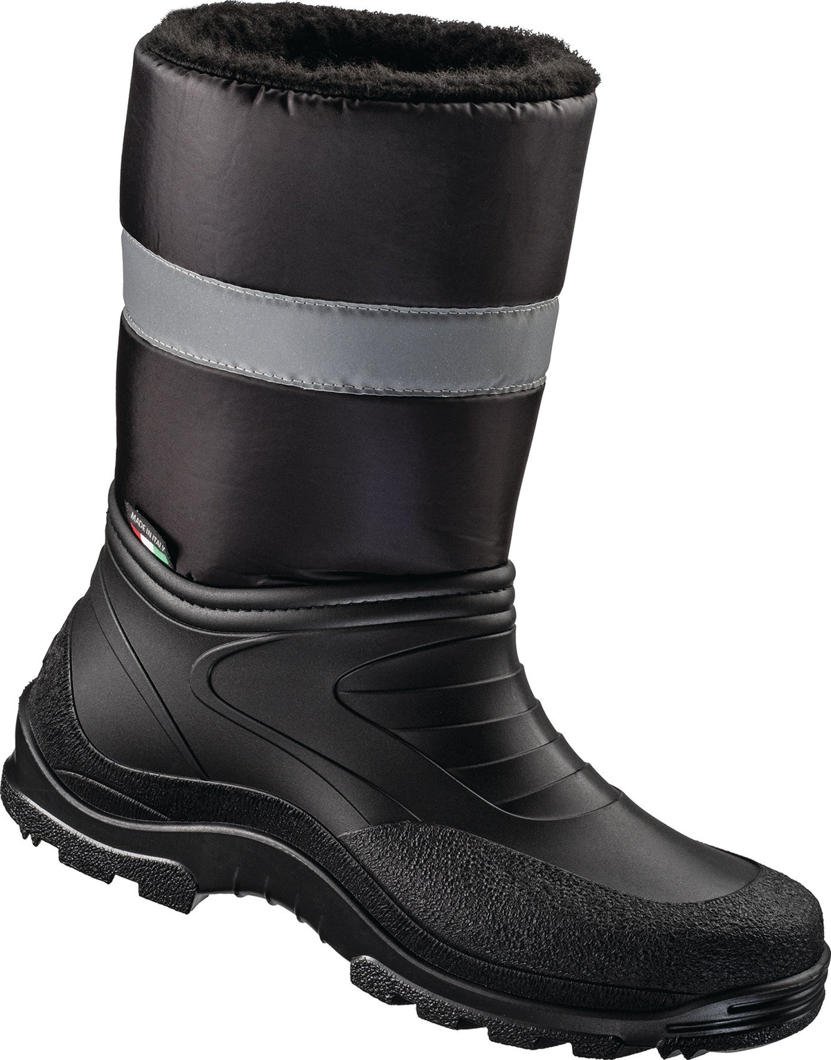 EUROMAX Winterschlupfstiefel Skagen Gr.39 schwarz PVC/Polyamid mit Reflexstreifen
