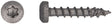 DYNAPLUS Zylinderkopfschraube TX-Drive 3x16 mm Stahl AR-Beschichtung 9600 Stück