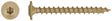 DYNAPLUS Holzbauschraube Tellerkopf 6 mm TX-30 AR 50 mm – 1200 Stück