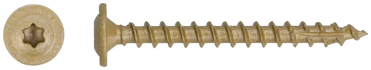 DYNAPLUS Holzbauschraube Tellerkopf 6 mm TX-30 AR 50 mm – 1200 Stück