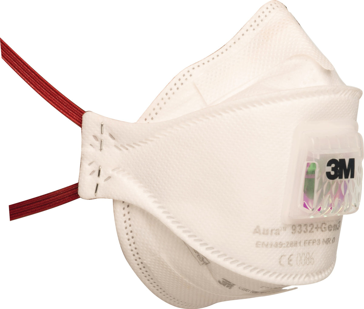 3M Atemschutzmaske Aura 9332+Gen3 FFP3 mit Ausatemventil, faltbar