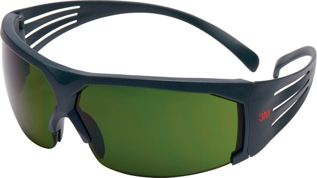 3M Schweißerbrille SecureFit™ 600 EN 166, EN 169 – PC Bügel grau, Scheibe grün IR3,0