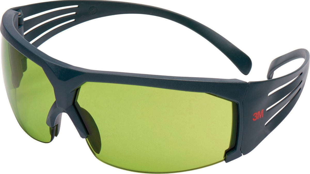 3M Schweißerbrille SecureFit™ 600 EN 166, EN 169 – PC Bügel grau, Scheibe grün IR3,0