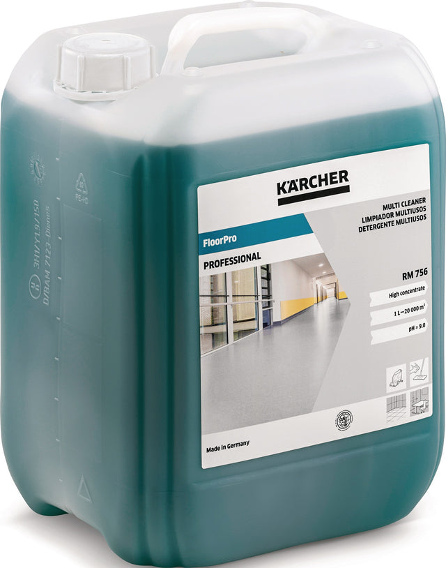 KÄRCHER Unterhaltsreiniger Multi Cleaner RM 756 10l grün Konzentrat Kanister